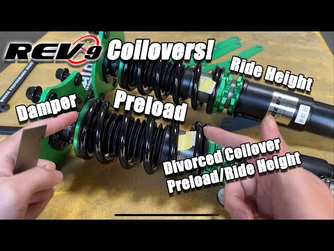 Rev9 Coilovers Installation/Adjustment Guide 2023 | Camber Plate | Height | Preload | Divorced Setup