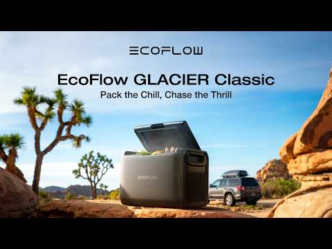 EcoFlow GLACIER Classic | All New Portable Cooler, Freezer, and Battery—All in One