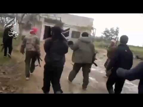 استهداف مقرات النظام من قبل كتيبة الأنصار بقذائف الهاون في منطقة القصير في ريف حمص