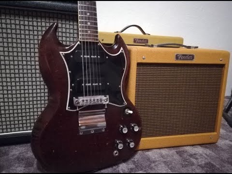 Fender Pro Junior IV Tweed with a Vintage 1968 Gibson SG Special