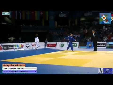 Judo 2013 European Championships U18 Tallinn: Gneto (FRA) - Marconko (AUT) [-52kg]