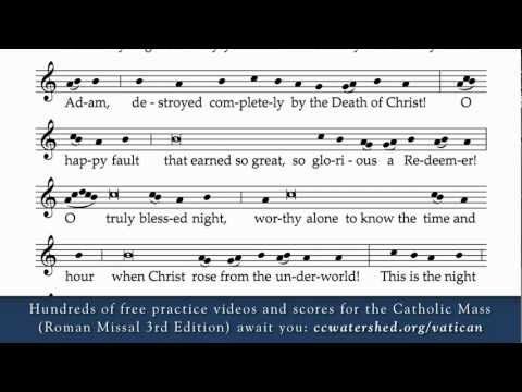 Exsultet • ICEL New Translation (Practice Recording) Roman Missal, Third Edition