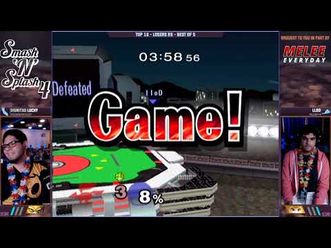 Smash'N'Splash 4 TOP 16 LOSERS - DIGNITAS | Lucky (Fox) vs lloD (Peach)
