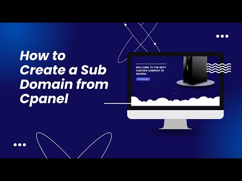 How to create a sub domain from cPanel