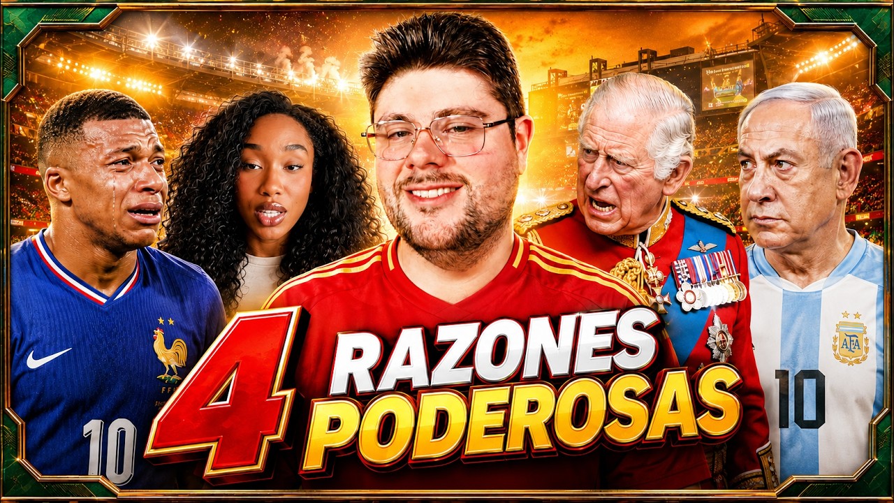 🔴 LO DECIDÍ 🇪🇸 QUIERO que ESPAÑA GANE el MUNDIAL de FÚTBOL y TE EXPLICO POR QUÉ 🇫🇷🔥🇦🇷➡️🇮🇱