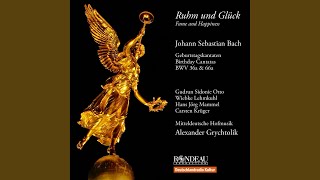 Der Himmel dacht' auf Anhalts Ruhm und Glück (Cantata BWV 66a) : Rezitativ: Nun, teurer Fürst