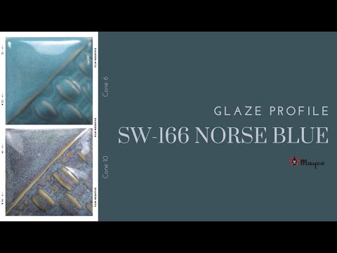 SW 166 Norse Blue Glaze Profile