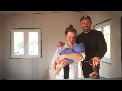 Is This Our New Normal?! Building a Tiny Wood Cabin with a Baby