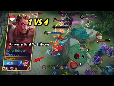 Phoveus VS Everybody #Montage Moment Top Global Phoveus | Mobile Legends