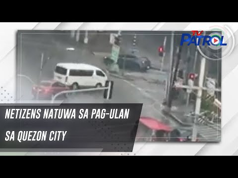 Netizens natuwa sa pag-ulan sa Quezon City TV Patrol