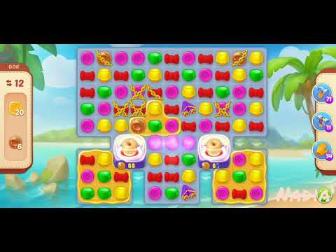 Homescapes Level 606. No Boosters used