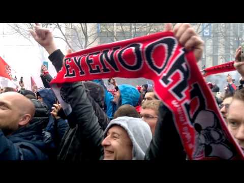 Huldiging KNVB bekerwinnaar 2015-2016 Feyenoord