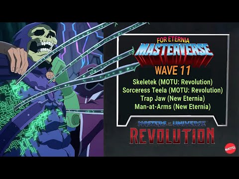 Masterverse WAVE 11 Figures Revealed including Skeletek from ”Masters of the Universe: Revolution”?