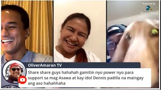 TAWANAN WITH GARDO VERSOZA AND HIS WIFE WITH DENNIS PADILLA IN LIVE STREAM COMMENT | LAUGH TRIP 😂