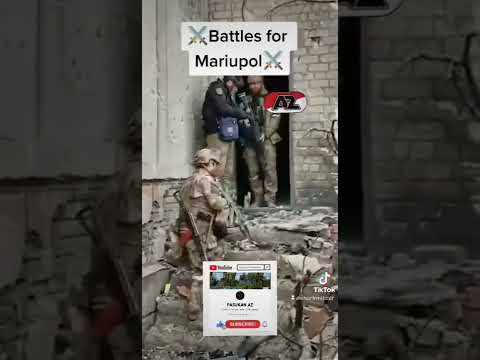 pertempuran pasukan Chechnya di mariupol