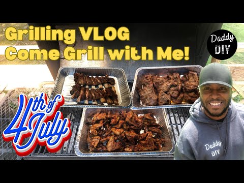 4th of July Grilling VLOG | Grill with Me! | Day in the Life