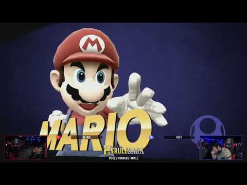 Hyrule Saga Pool G Winners Finals - Ri-ma(Toon Link) vs Ally(Mario)#noupset
