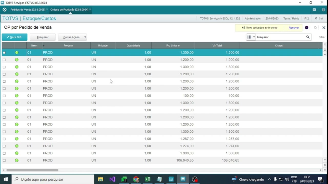 How To|MP-SIGAFAT-Gerar Ordem de Produção vinculada ao Pedido de Venda#TOTVSBackofficeLinha_Protheus