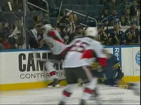 Big Hits Senators vs Sabres [Dual-Feed]