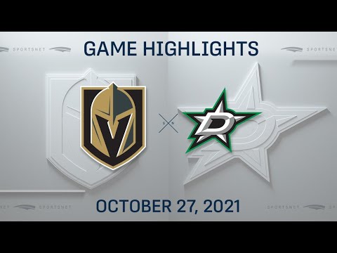 NHL Highlights | Golden Knights vs. Stars - Oct. 27, 2021