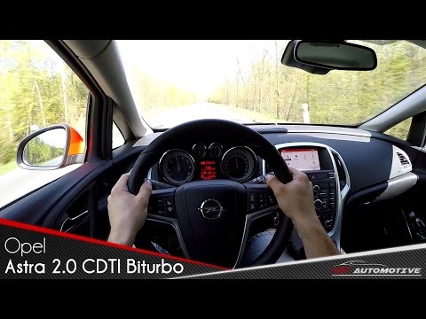 Opel Astra 2.0 CDTI Biturbo Sports Tourer POV Test Drive + Acceleration 0 -200 km/h