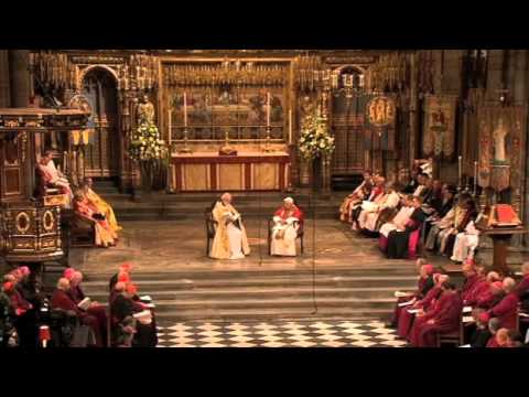 Pope Benedict XVI - Evensong in Westminster Abbey - Full Video