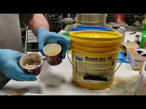 Mold making/ Review brush on 40 from smooth-on.