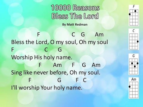 10000 Reasons - Matt Redman (Ukulele Play Along)