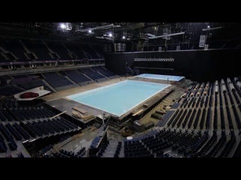 Kako se pravio bazen u areni