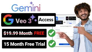 Get Google Ai VEO 3 Access FREE! Gemini Pro Student Plan Free 15 Months Step By Step Guide