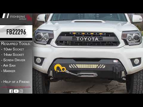 FB22296 2ndGen Tacoma Stubby Bumper Installation Guide