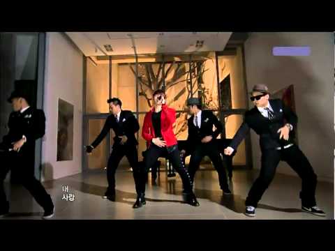 110409 Whee Sung Ft.Hoya - Heartsore Story, LIVE @ Music Core