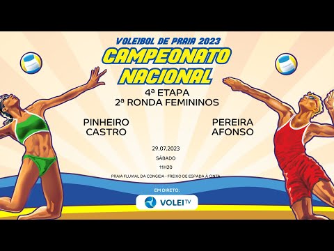 PINHEIRO/CASTRO vs PEREIRA/AFONSO - 4.ª ETAPA CNVP 2023 - 2ª RONDA FEMININOS