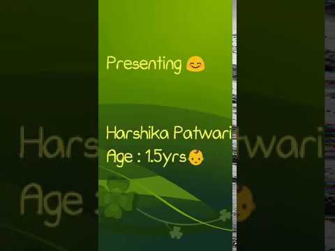 Harshika Deepak Patwari animal sounds