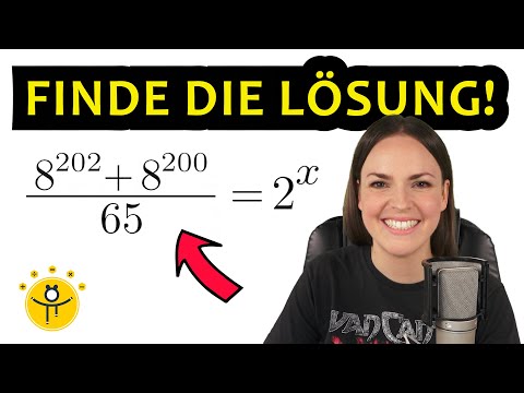 Löse die Gleichung! – Exponentialgleichungen OHNE Taschenrechner lösen