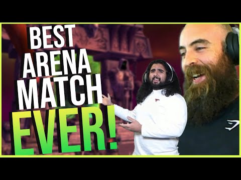 Bajheera & Esfand: EPIC 1-HP VICTORY! (Arms/Ret 3v3 Arena) - WoW Classic Burning Crusade PvP