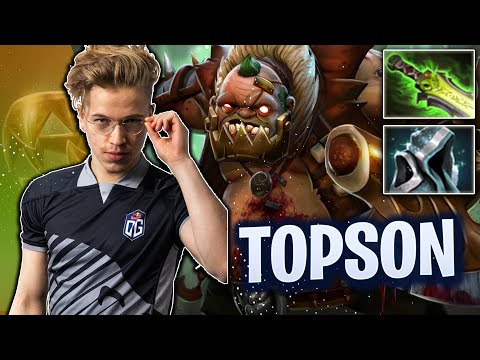 OG.Topson Try PUDGE MID in 7.28 | IMMORTAL Rank Dota 2 7.28 Gameplay