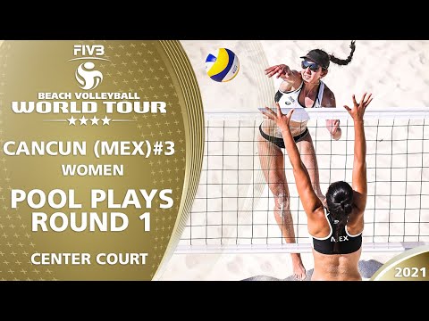 Court 1 | Women's Pool Play - Round 1 | Full Day | 4* Cancun 2021 #3
