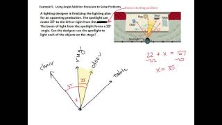 Use Angle Addition Postulate to Solve Problems