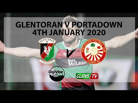 Glentoran vs Portadown - Irish Cup 4th January 2020