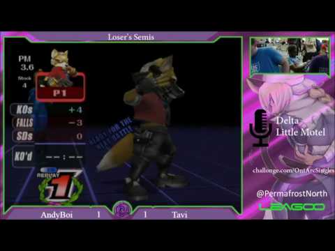 Ontario Arcadian Project M - Andyboi (Fox) vs Tavi (ZSS) - Losers Semis
