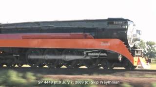 preview picture of video '(HD) Steam Train - SP 4449 thru FOG -  pt 9'