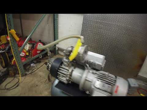 BUSCH R5 RA0063 Vacuum pump Rotary Vane RA0063-E506-1001 41 CFM 3HP 30 Gal. Tank #2