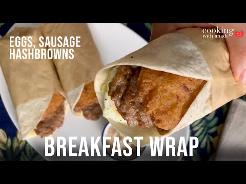 , title : 'DIY Tim Hortons Breakfast Wrap | Freezer Friendly Breakfast'