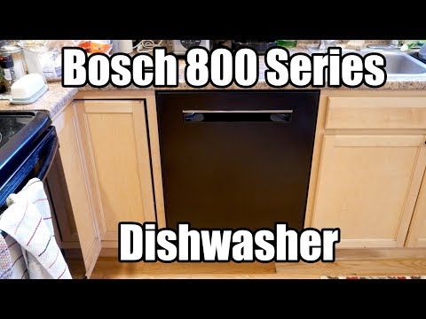 New Bosch 800 Series Dishwasher Setup!