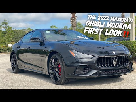 First 2022 Maserati Ghibli Modena Trim Has Over $13,000 Worth Of Options!