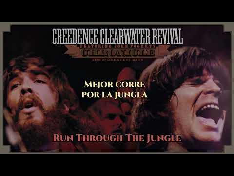 Creedence Clearwater Revival - Run Through The Jungle (Official Spanish Lyric Video)