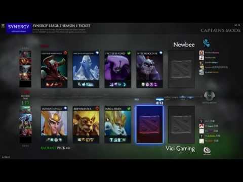Dota 2 Synergy League: Season 2 - Vici Gaming vs Newbee - Game 1