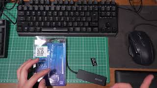 【開封動画】#139「BUFFALOバッファロー） BSH4U128U3BK USB3 0 4ポートバスパワーハブ」