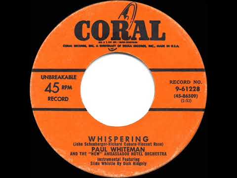 1954 HITS ARCHIVE: Whispering - Paul Whiteman